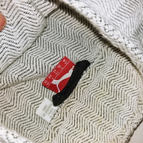 Puma Cotton Sweater Jacket Gray M - Picture 3 of 9